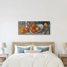 Obraz - Paul Cézanne, Still Life with Milk Jug and Fruit, reprodukcia (120x50 cm)