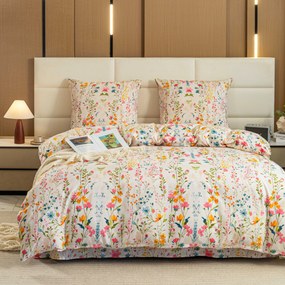 Obliečky z mikrovlákna MILLEFLEUR farebné Rozmer obliečky: 2 ks 70 x 90 cm | 200 x 220 cm