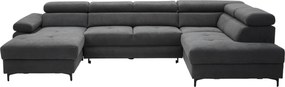 XXXLutz SEDACIA SÚPRAVA, textil, grafitová Stylife - Sedačky - 000812012702