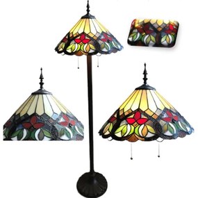 Vitráž lampa stojaca chain BRIGHT Ø41*160