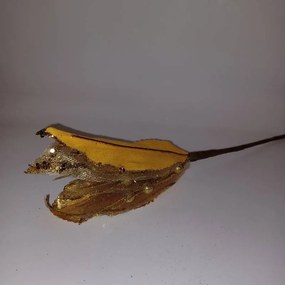 DECOLED Kvetina, 31 x 20 cm, zlatá