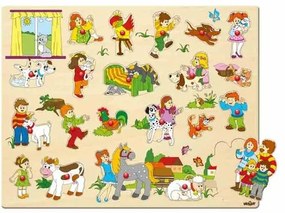 Woody Puzzle veľké s úchytmi