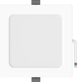 Mexen LDRR, LED stropné svietidlo na zapustenie 14 x 14 cm, 9W, studená - 6500K, 990 lm, biela - L211-014-0965-20