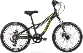 Romet Detský bicykel Rambler 20&quot; FIT čierno zelený 10&quot; 2022