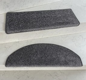 Vopi Nášľapy na schody Capri šedý obdĺžnik, samolepiaci - 25x80 obdĺžnik (rozmer vrátane ohybu)