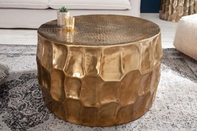 Konferenčný stolík Organic Orient 68 cm zlatá meď