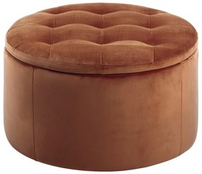 Dizajnová taburetka Nasima, medená - Skladom na SK