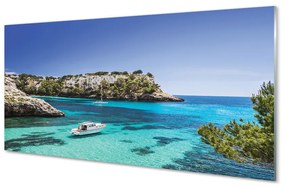 Obraz na akrylátovom skle Španielsko cliffs morské pobrežie 125x50 cm