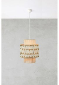 Závesné svietidlo v prírodnej farbe s tienidlom z textilu a juty ø 45 cm Ano – Markslöjd