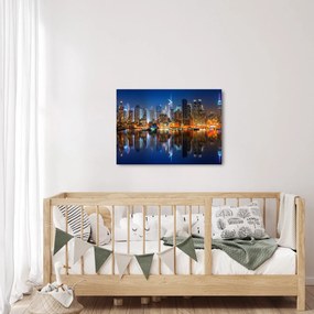 Obraz Manhattanu v noci (70x50 cm)