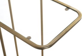 Prístavný stolík Sagres, zlatý