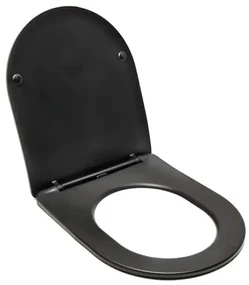 WC doštička SAT Brevis čierna SATBREP11BKM