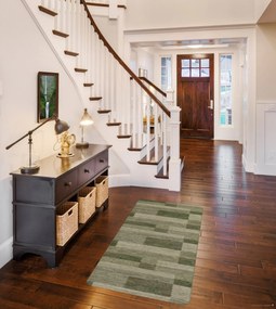 Associated Weavers, Protišmykový behúň na mieru Icona 29, šíre 100 cm, zelená, chodba / predsieň