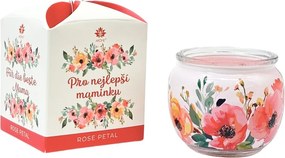 ARÔME Vonná sviečka 90 g Pre najlepšiu babičku, s vôňou ruže