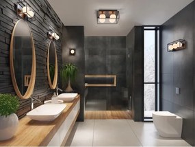 Ledvance - Vonkajšie nástenné svietidlo DECOR SQUARE 4xG9/28W/230V IP44