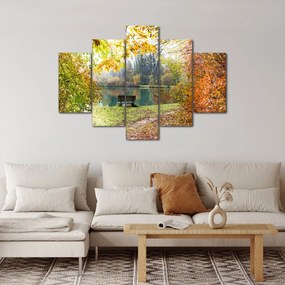 Obraz rybníka (150x105 cm)