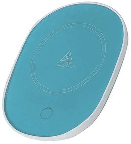 Sada keramického hrnčeka s elektrickým ohrievačom Lucky v darčekovom balení - blue