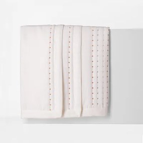 Prehoz na posteľ v krémovej farbe VANILLA DOTS 200x220 cm
