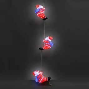 InternetovaZahrada Mikuláš na lane trio- LED osvetlenie