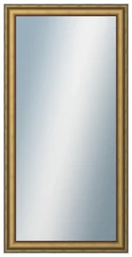 DANTIK - Zrkadlo v rámu, rozmer s rámom 50x100 cm z lišty DOPRODEJMETAL AU prohlá velká (3022)