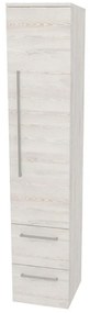Mereo Bino, kúpeľňová skrinka vysoká 163 cm, pravá, Multidecor, White Loft Pine, MER-CN698WLP1