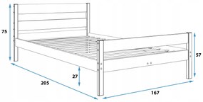 INTERBEDS Detská posteľ Orbis - 160x200cm