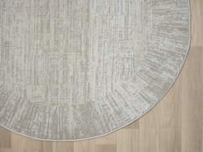 My Flair, Kusový koberec My Heaven CA60002 creme kruh, 120x120 (priemer) kruh, šedá, chodba / predsieň