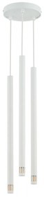 Luster na lanku STALACTITE LASER 3xG9/3W/230V biela