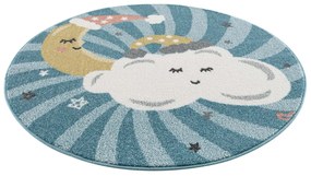 Dekorstudio ANIME okrúhly detský koberec - mesiačik 9380 Priemer koberca: 160cm