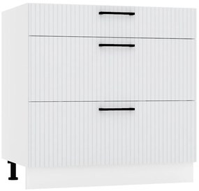 Skrinka do kuchyne Kate d80s/3 svetlo šedá mat