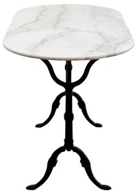 Kaffeehaus Bistro stolík biely 120x60 cm