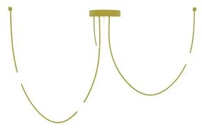 Zambelis 22248 - LED Stmievateľný luster na lanku LED/42W/230V zlatá UN0874