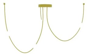 Zambelis Zambelis 22248 - LED Stmievateľný luster na lanku LED/42W/230V zlatá UN0874