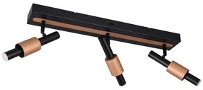 Čierne/v bronzovej farbe LED bodové svietidlo 20,5x63 cm Ikaris – Trio Select