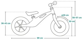 Lionelo - Odrážadlo BART TOUR ružová/zelená