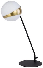 Jupiter 1712 - Stolná lampa ELFA 1xE14/40W/230V mosadz