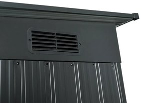 Prístrešok pre 4 bicykle BestBerg CS-4A / 4,2 m² / 204 x 206 x 163 cm / sivá