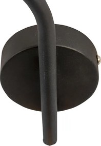 Inteligentné moderné stropné svietidlo čierne vrátane 3 WiFi B35 - Lofty