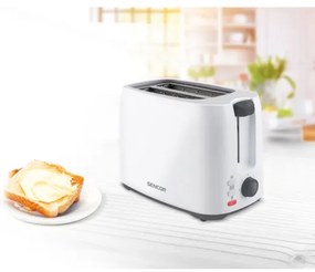 Sencor - Hriankovač s dvomi otvormi 750W/230V biela