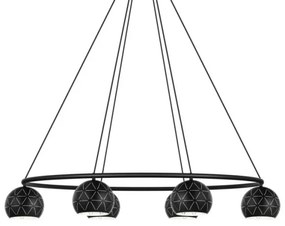 Eglo 98456 - Luster na lanku CANTALLOPS 6xE14/40W/230V
