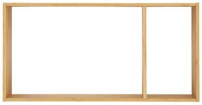 Poschodová bambusová polica v prírodnej farbe 70 cm Ember – House Nordic
