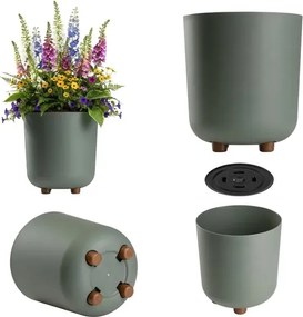 Plastový květináč na nožičkách Terra - výber z 6 prevedení