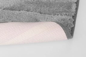 Kúpeľňový koberček BLOCK sivý