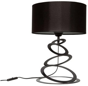 Stolná lampa Indigo, 1x textilné tienidlo (výber z 3 farieb), (výber z 3 farieb konštrukcie), o