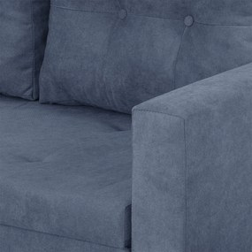 Rozkládací rohová sedací souprava FELIX Modrá