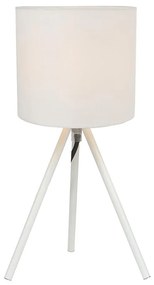 Klausen KL108012 - Stolná lampa THEO 1xE14/9W/230V biela KS0078