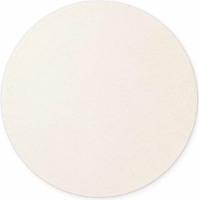 ELLE Decoration, Kusový koberec Puristic Knots 106318 Natural White kruh z kolekcie Elle, 160x160 (priemer) kruh, biela, obývacia izba