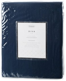 SATÉNOVÉ OBLIEČKY DINA 160X200 CM, 2 KS 70X80 CM TMAVOMODRÉ