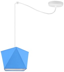 Závesné svietidlo Diamond Spider, 1x textilné tienidlo (výber z 10 farieb), (výber z 2 farieb konštrukcie)