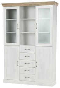 Tempo Kondela Vitrína, sosna nordická/dub divoký, ROYAL W2D